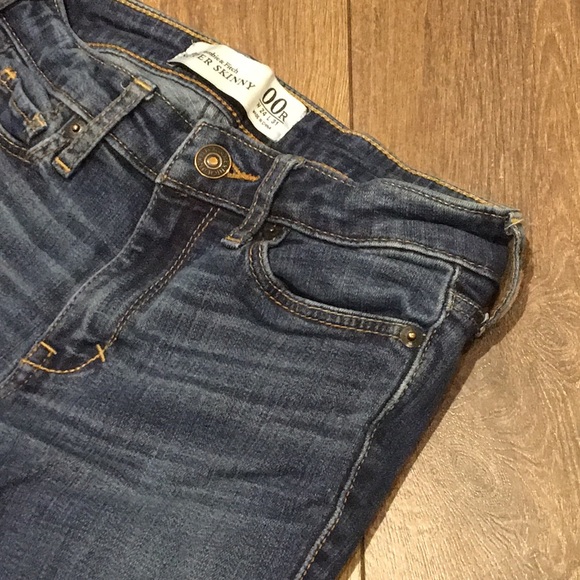Abercrombie & Fitch Dark Wash Blue Super Skinny Jeans - Picture 7 of 10